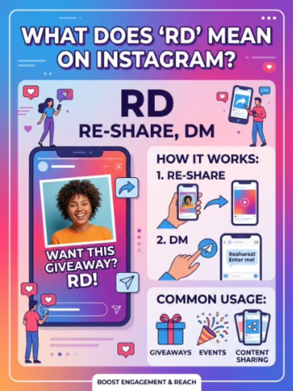 What Does RD Mean on Instagram