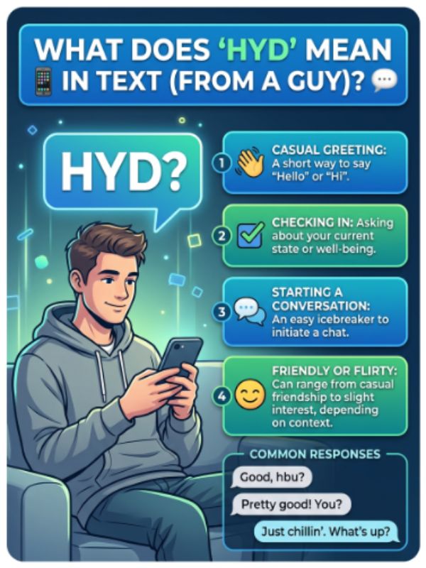 HYD Meaning in Text from a Guy