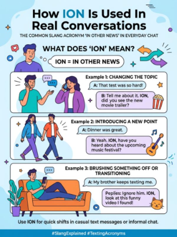 How ION Is Used In Real Conversations