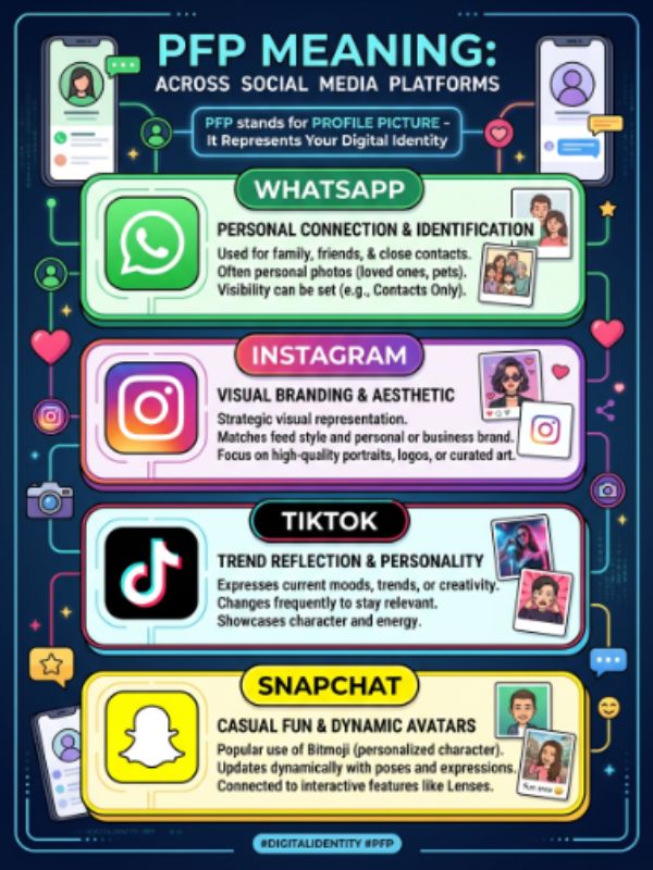 PFP Meaning Across WhatsApp, Instagram, TikTok & Snapchat
