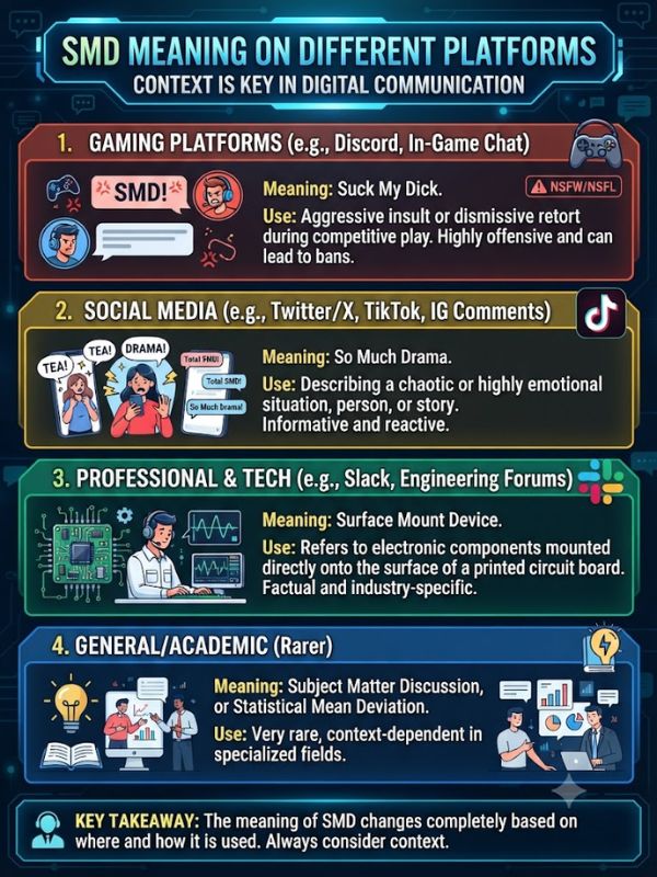 SMD Meaning On Different Platforms