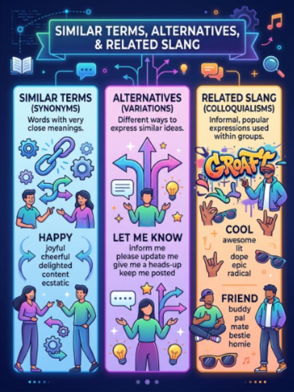 Similar Terms, Alternatives & Related Slang