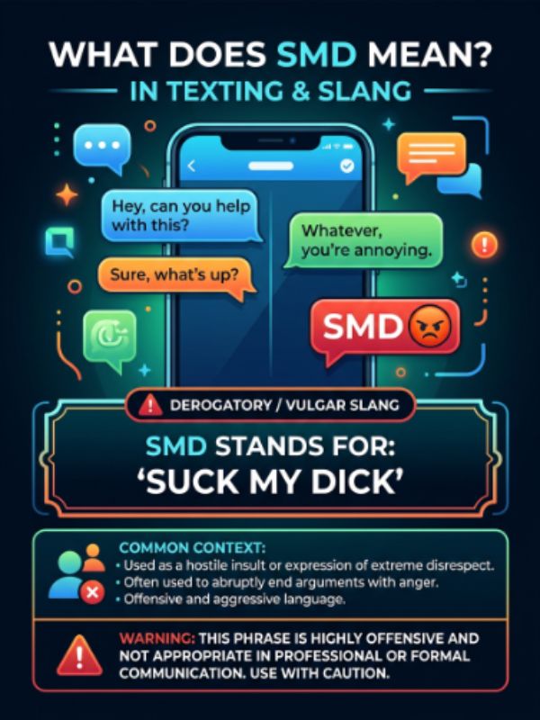 What Does SMD Mean In Text?