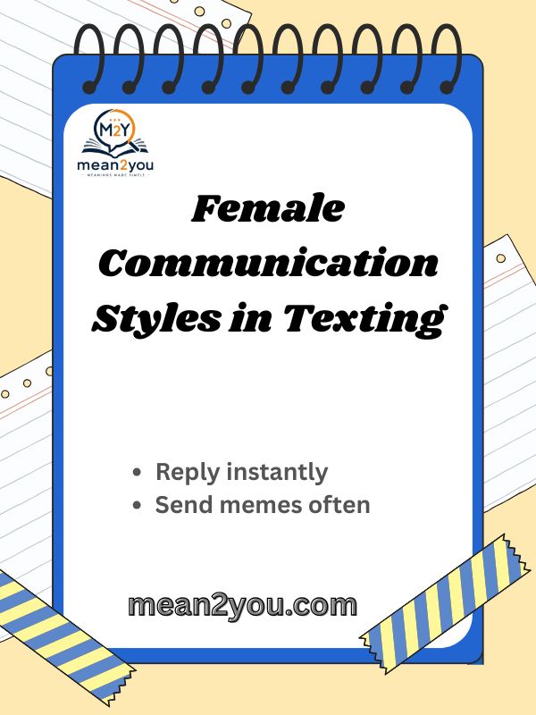 Female Communication Styles in Texting