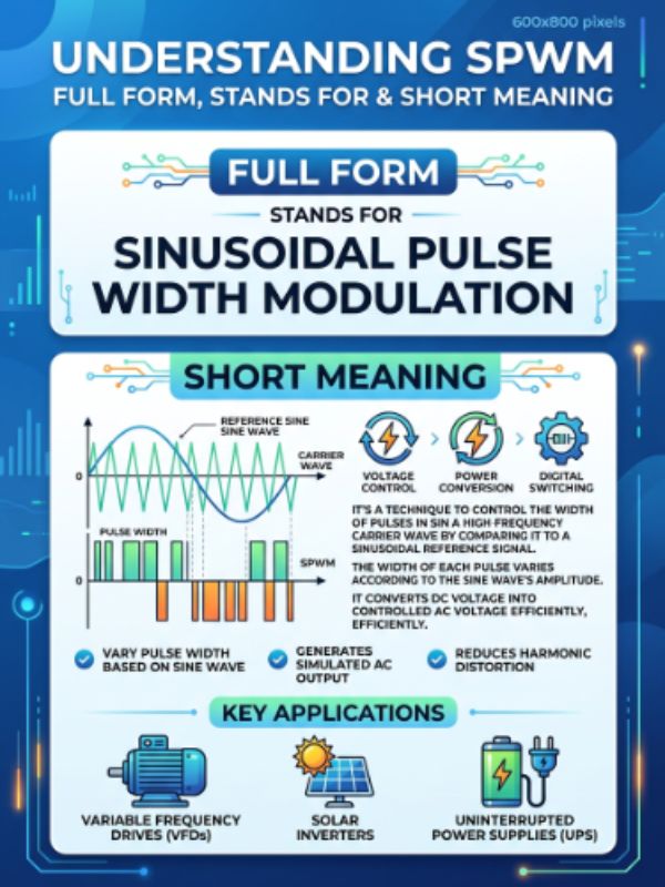 Full Form, Stands For & Short Meaning of SPWM