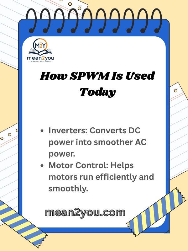 How SPWM Is Used Today