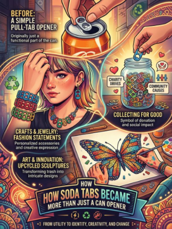 How Soda Tabs Became More Than Just a Can Opener