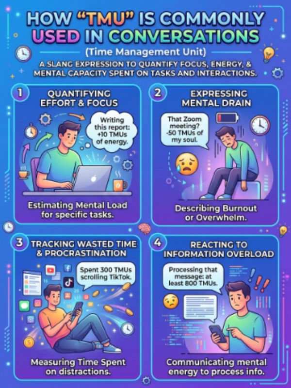 How TMU Is Commonly Used in Conversations
