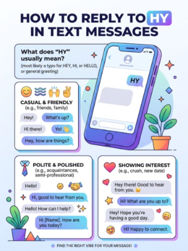 How to Reply to HY in Text Messages