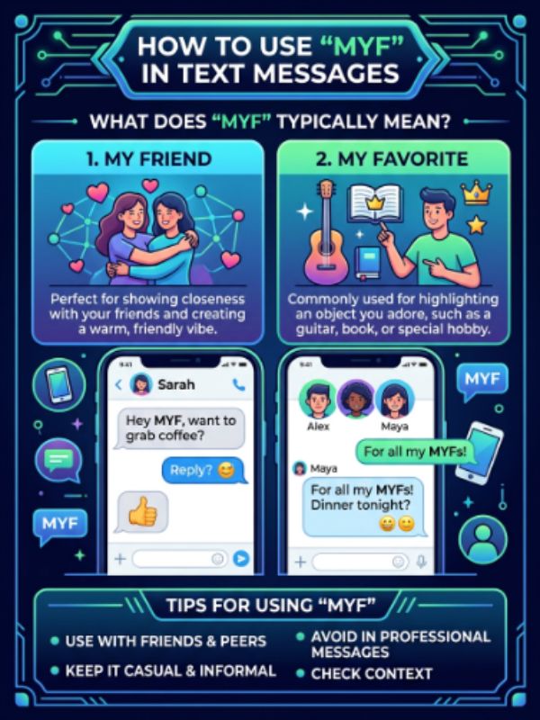 How to Use MYF in Text Messages