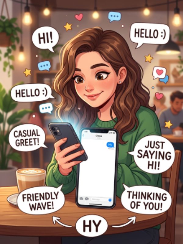 Hy meaning in text from girl