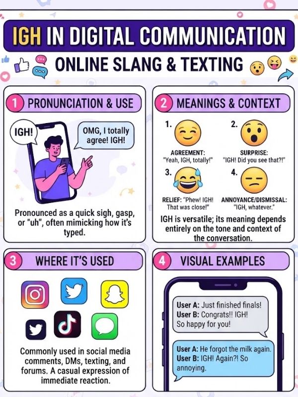 IGH in Digital Communication and Online Slang