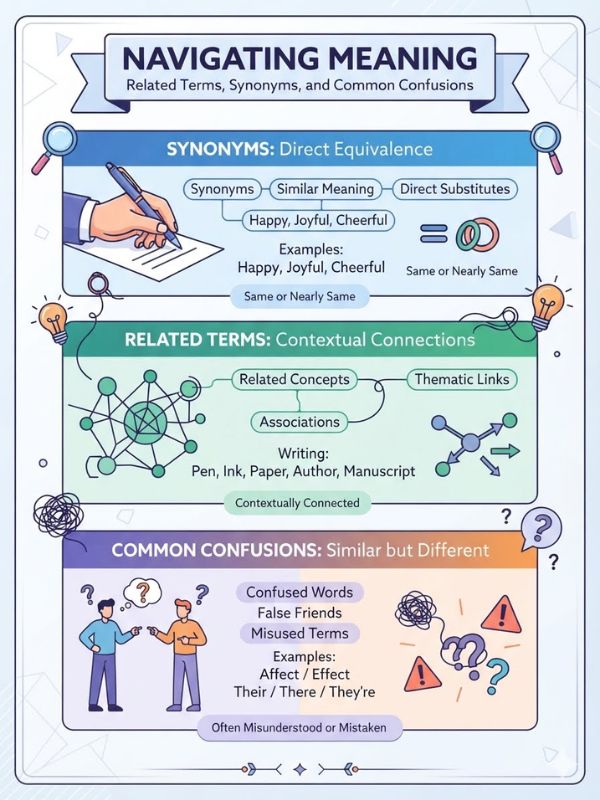 Related Terms, Synonyms, and Common Confusions