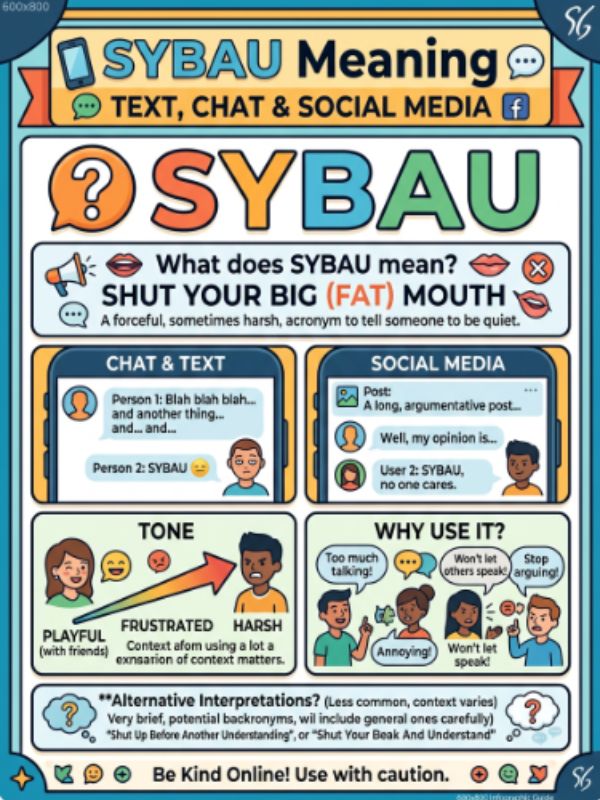 SYBAU Meaning in Text, Chat and Social Media