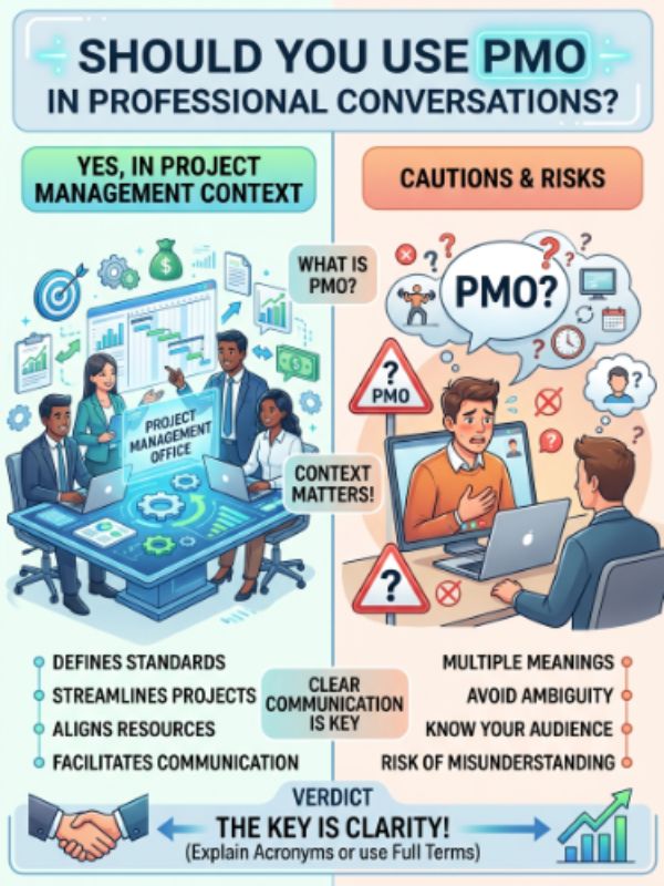 Should You Use PMO in Professional Conversations?