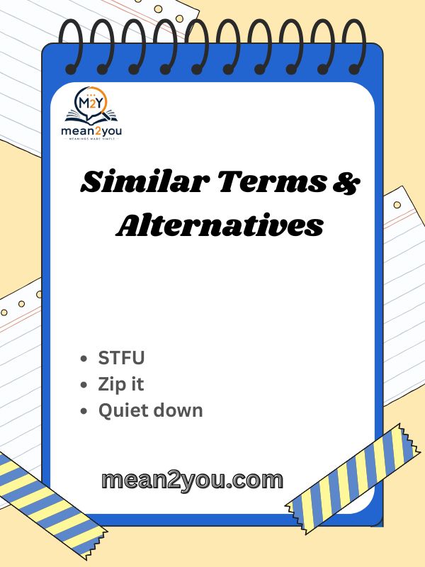 Similar Terms & Alternatives