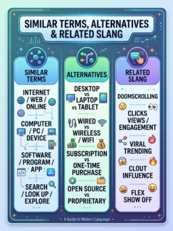 Similar Terms, Alternatives & Related Slang