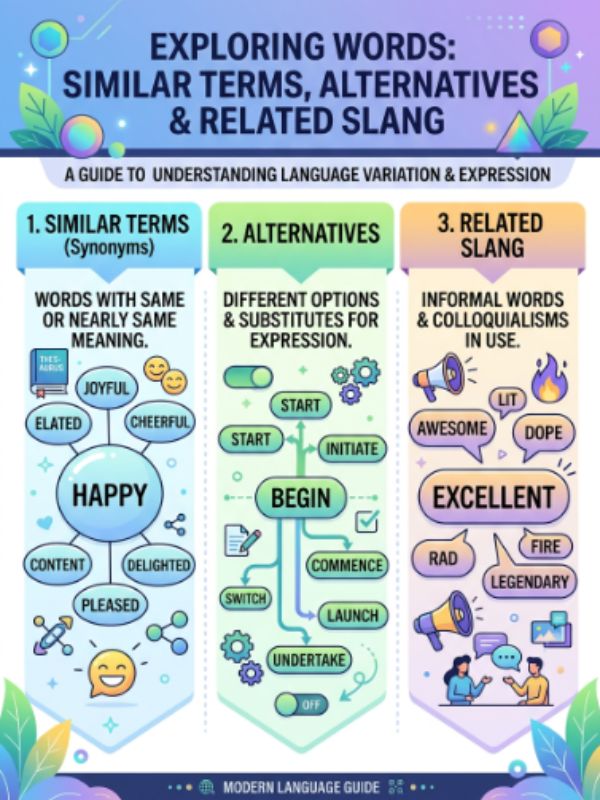 Similar Terms, Alternatives & Related Slang