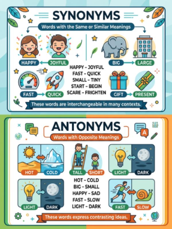 Synonyms and Antonyms