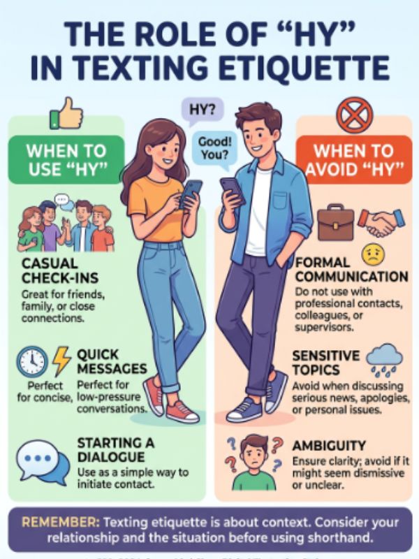 The Role of HY in Texting Etiquette