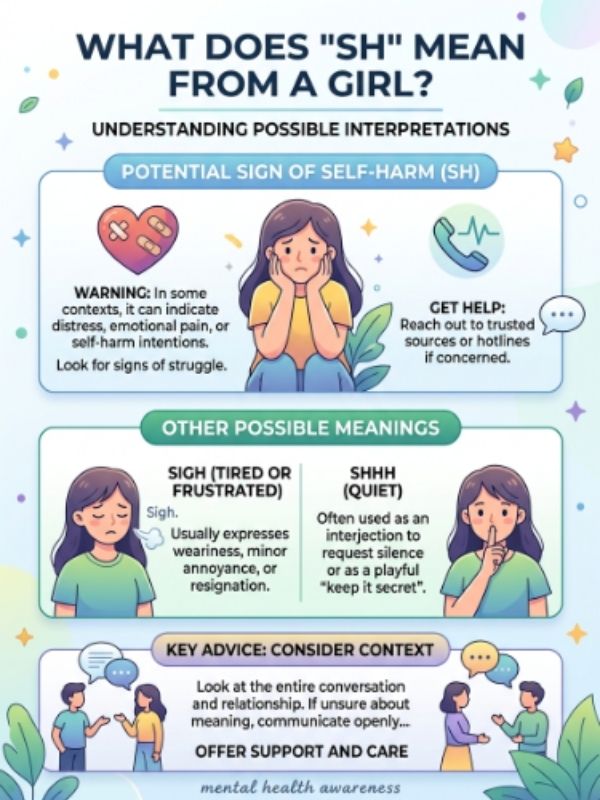 What Does SH Mean From a Girl?