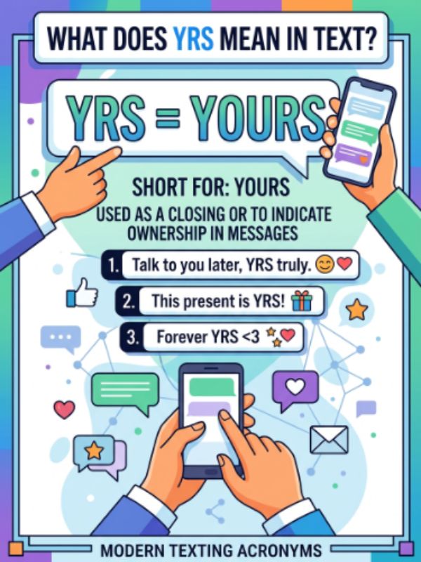 What Does YRS Mean in Text