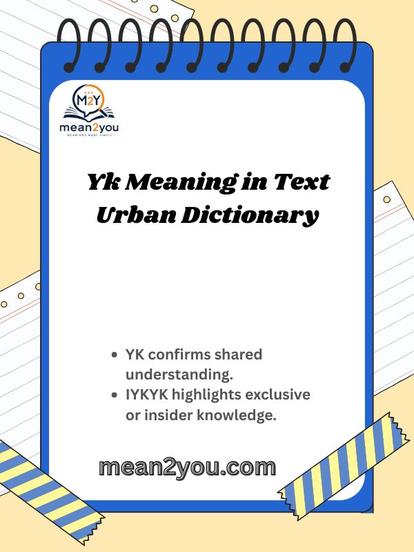 Yk Meaning in Text Urban Dictionary