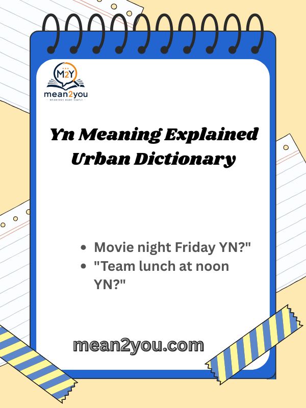 Yn Meaning Explained Urban Dictionary
