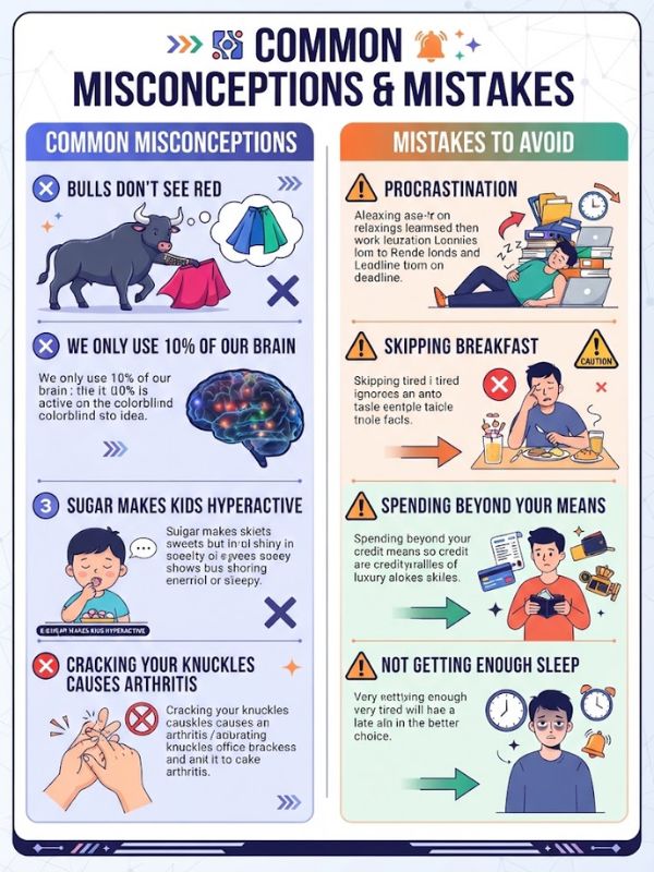 Common Misconceptions & Mistakes