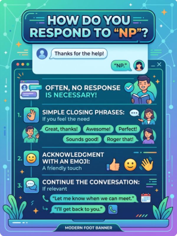 How Do You Respond to "NP"?