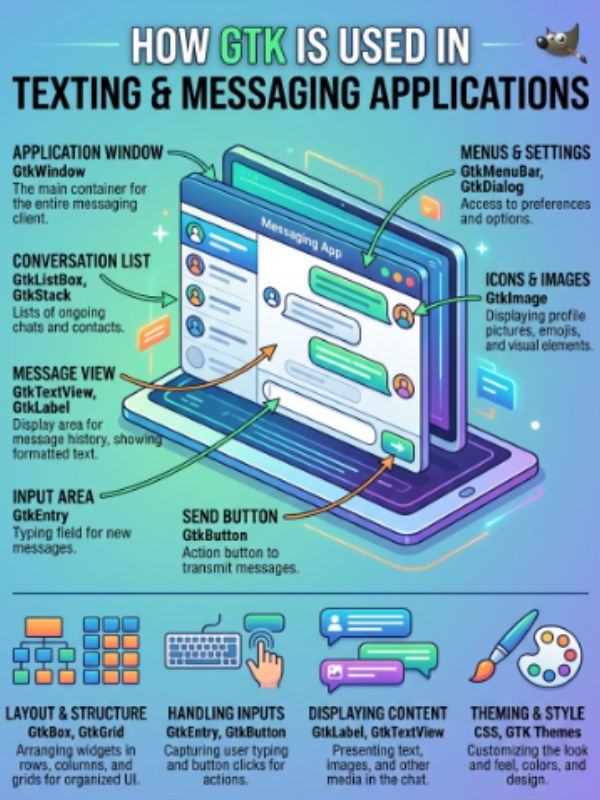 How GTK Is Used in Texting