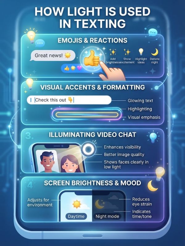 How LGHT Is Used in Texting