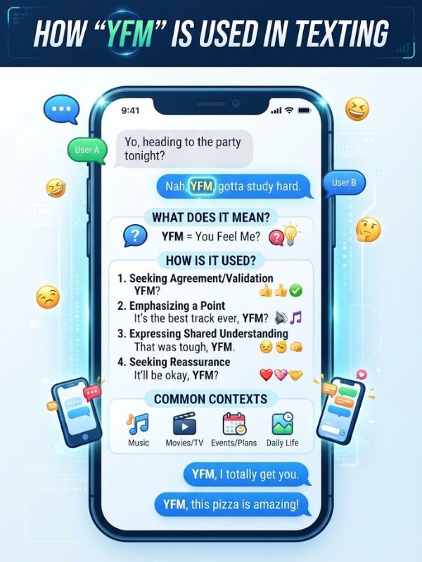How YFM Is Used in Texting