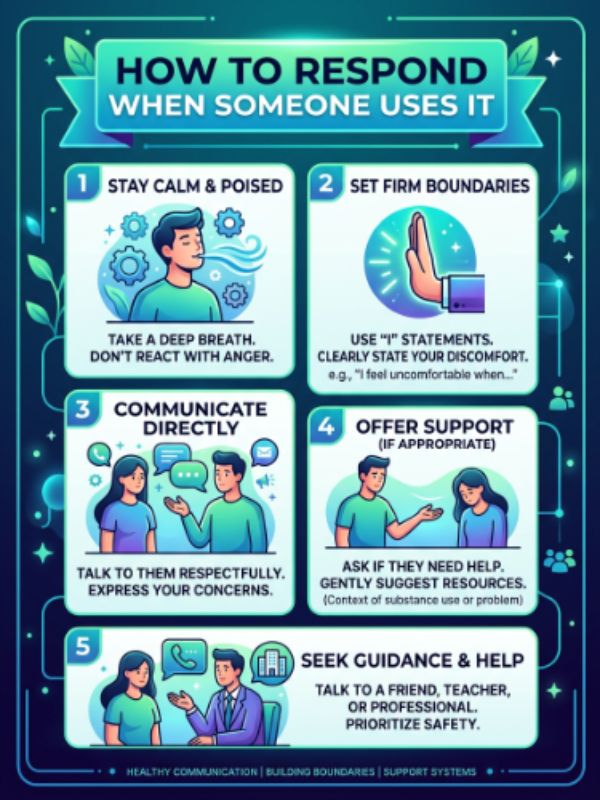 How to Respond When Someone Uses It