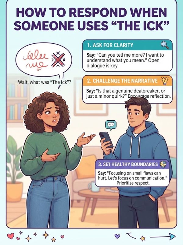 How to Respond When Someone Uses The Ick