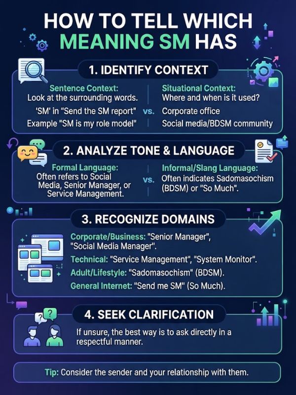 How to Tell Which Meaning SM Has
