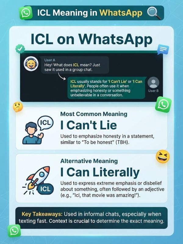ICL Meaning in WhatsApp