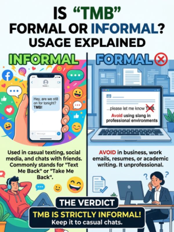 Is TMB Formal or Informal? Usage Explained