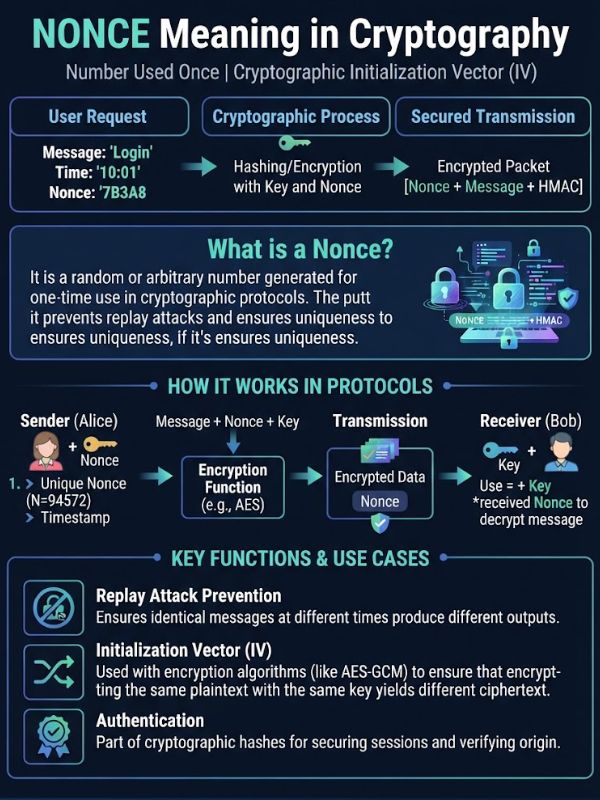 Nonce Meaning in Cryptography