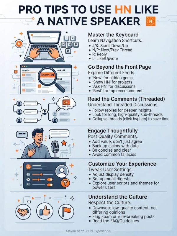 Pro Tips to Use HN Like a Native Speaker