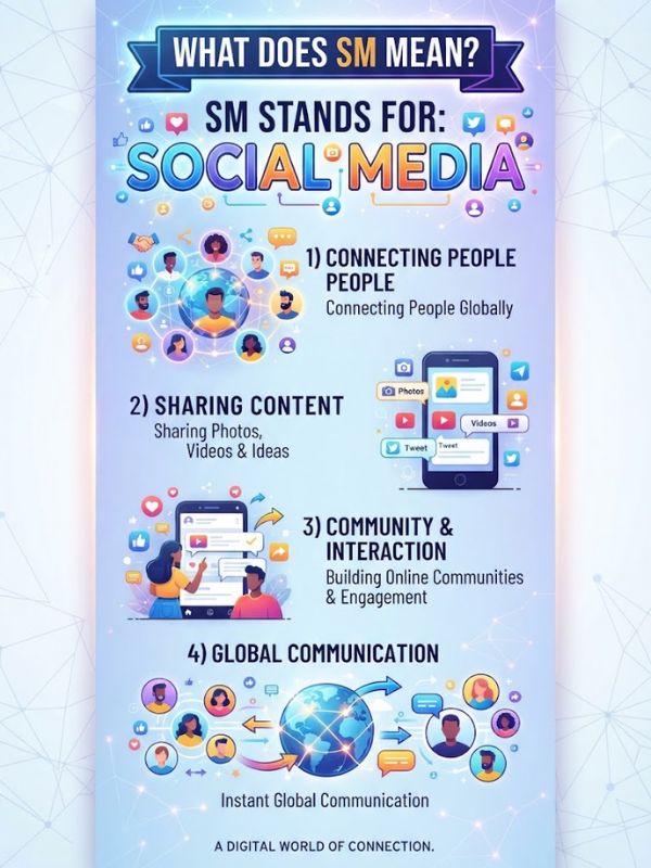 SM Meaning: "Social Media"