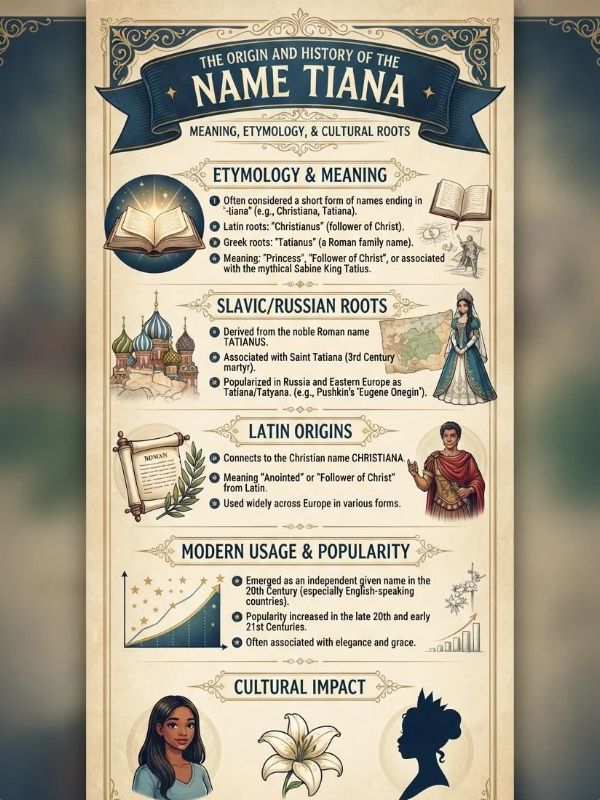The Origin and History of the Name Tiana