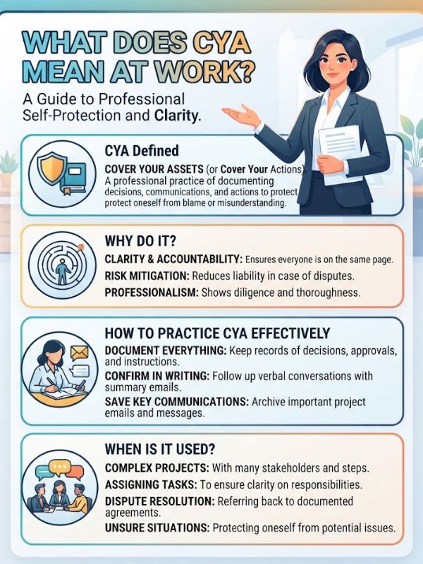 What Does CYA Mean at Work?