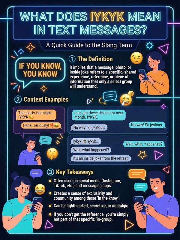 What Does IYKYK Mean in Text Messages?