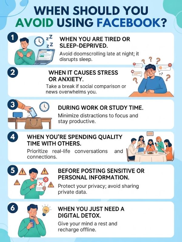 When Should You Avoid Using FB?