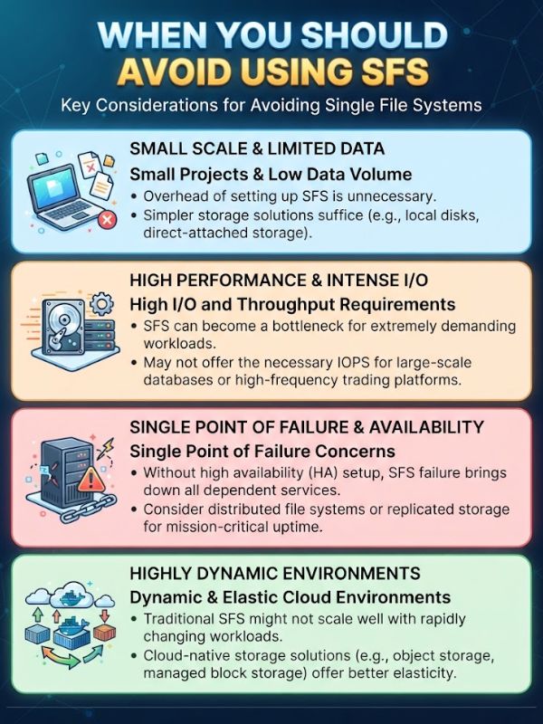 When You Should Avoid Using SFS