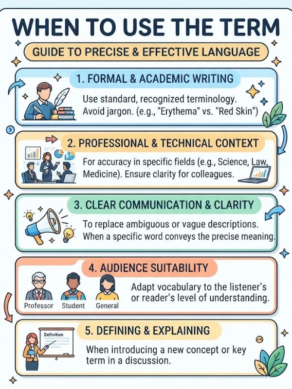 When to Use the Term