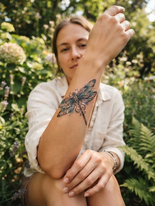 Dragonfly Tattoo Meaning: Wearing the Symbol of Transformation