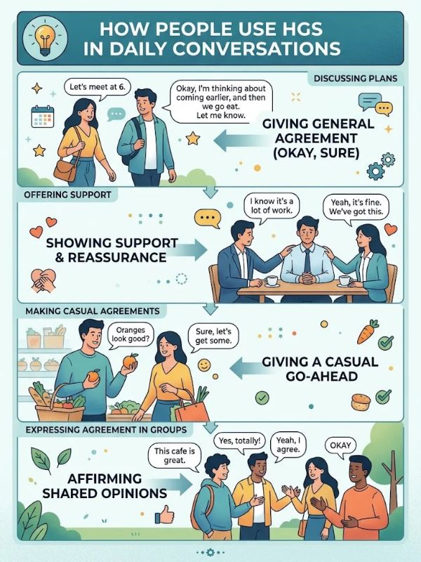 How People Use HGS in Daily Conversations