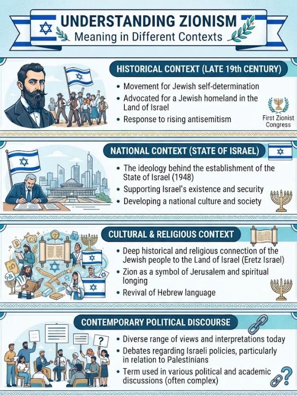 Zionist Meaning in Different Contexts